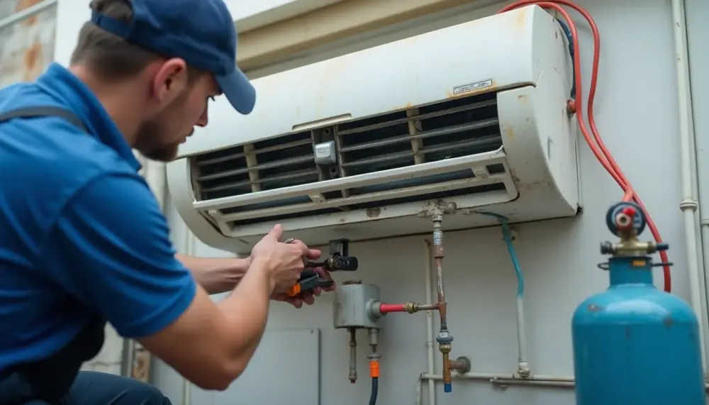 haeufige-gruende-fuer-den-verlust-von-kaeltemittel-bei-split-klimaanlagen